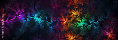 Surreal kaleidoscopic canvas with prismatic reflections