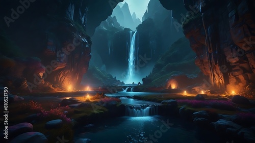 Enchanted Waterfall Sanctuary