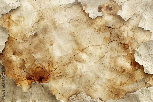 A photorealistic closeup of the weathered surface texture of an ancient cave wall, with intricate patterns and textures that tell stories from long ago. Created with Ai