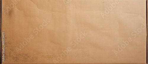 There is a photograph of a carton texture or paper background that includes empty space for text The entire frame is filled with the blank carton texture. Creative banner. Copyspace image