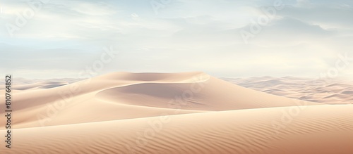 A copy space image showcasing sandy dunes