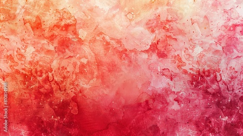 The abstract red watercolor gradient detail pattern background and wallpaper