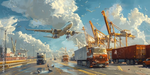 Port Efficiency: Streamlining Transportation and Logistics for Effective Cargo Handling