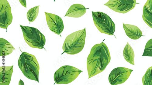 Leaf pattern isolated icon Vector illustration. Vector