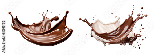 Chocolate png cut out element set