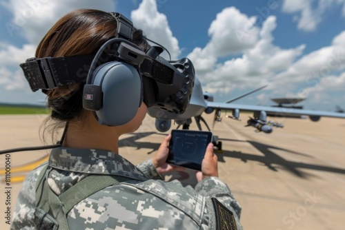 Military Drone Operator - Ground Control - Surveillance, Defense Technology, Tactical Operations