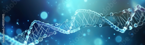 Abstract DNA Helix Banner