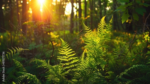 Green ferns are frequently featured in folklore particularly in association with the summer solstice