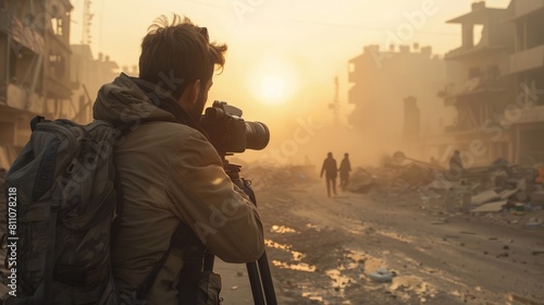 A documentary exploring the ethical dilemmas faced by photojournalists in war zones, focusing on the balance between reporting and the impact of images on public perception. 