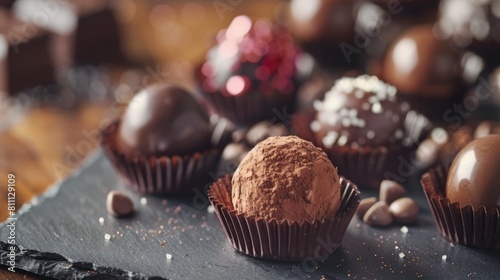 Decadent chocolate truffles and bonbons, showcasing the indulgent delights of World Chocolate Day