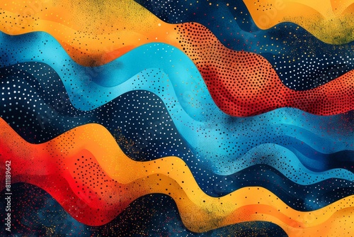 abstract background in colors and patterns for Bounty Day
