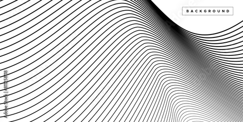 White dynamic wave stripe line abstract background