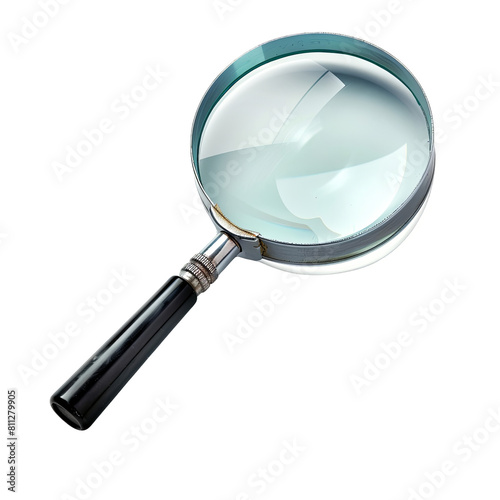 Investigating the Unseen: The Role of Magnification in Forensic Science isolated on white background
