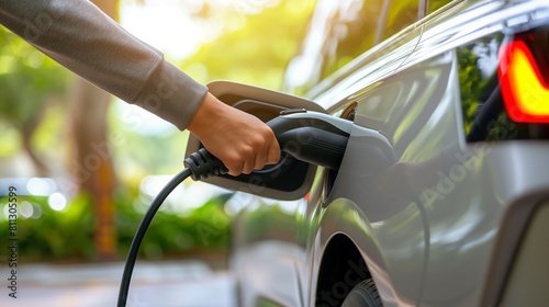 Electric Vehicle Charging at a Station