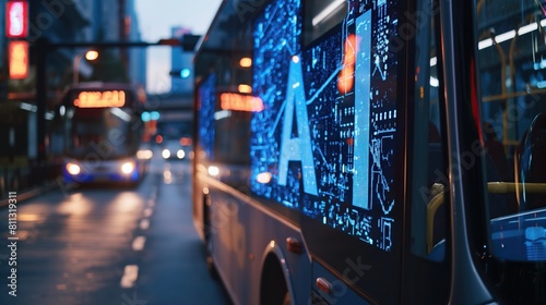 selfdriving AI supported bus 