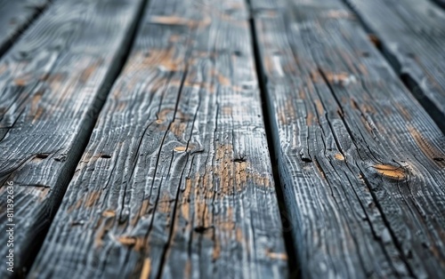Rustic weathered wooden planks with visible knots and grain.