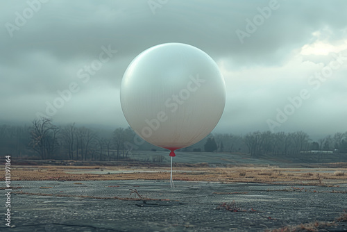 A sense of deflation enveloping the spirit, like a punctured balloon losing its air. Generative Ai.