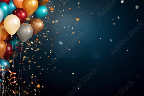 Bursts of Joy: Vibrant Balloons Elevating Celebratory Moments