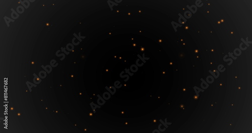 Image of light spots over black background