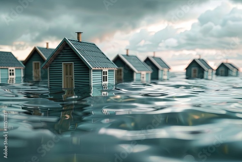 houses in water