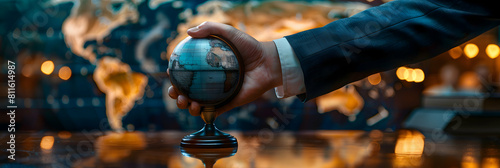 Corporate Lawyer Negotiating Overseas Contracts: A legal professional ensuring global compliance and protecting company interests Photo Stock Concept