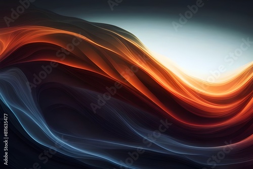 abstract glowing waves background design, backgrounds 