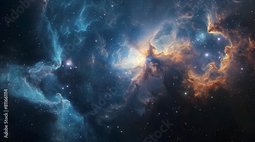 Mesmerizing Cosmic Landscape Portraying the Grandeur and Mystery of the Universe