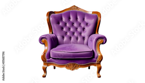 styled vintage purple old generativechair furniture armchair leather arm sofa antique classic wooden expensive royals modern retro luxury wood texture seat genuine covering upholstery design worn