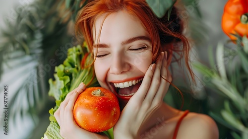 "Smiling People Enjoying Healthy Meals: A Recipe for Joy and Wellness"