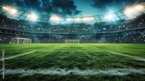 The Goal Unveiled: A Vivid Soccer Field Awaits