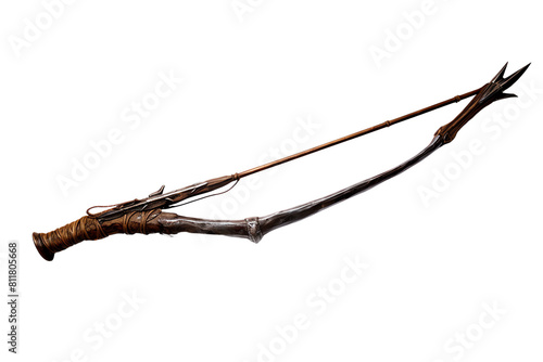 The photo shows a recurve bow
