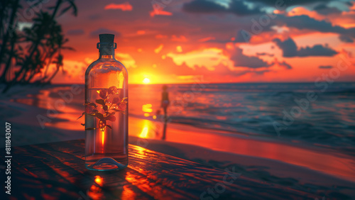 A Moment in Time: Polynesian Sunset in a Bottle