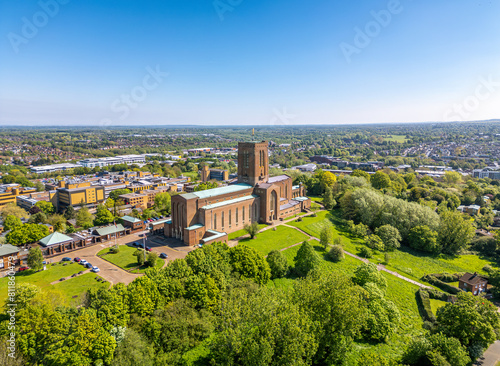 The Cathedral Church of the Holy Spirit, Guildford, commonly known as Guildford Cathedral, is the Anglican cathedral in Guildford, Surrey, England.