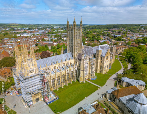Canterbury Cathedral, Christ Church Cathedral, Canterbury, is the cathedral of the archbishop of Canterbury, the leader of the Church of England.