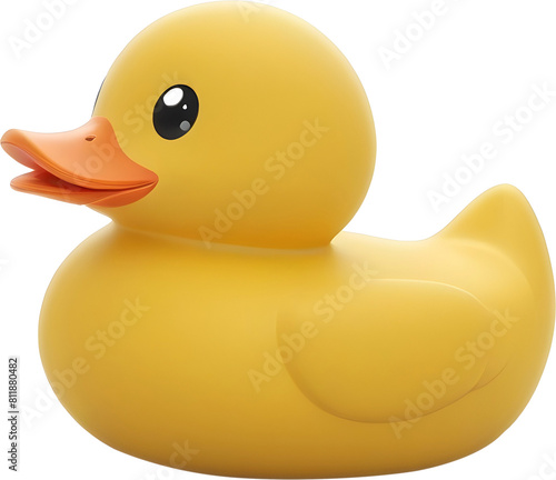 duck, rubber, toy, yellow, bath, plastic, isolated