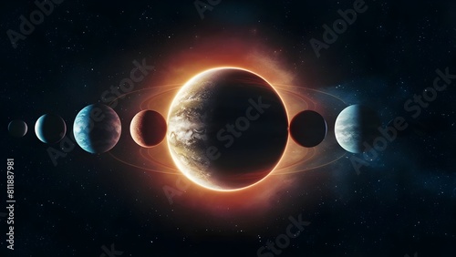 Planets aligned in a cosmic conjunction