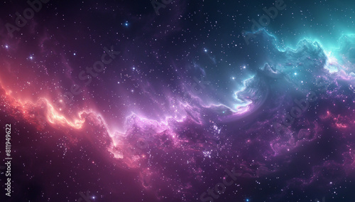 Stunning Purple to Teal Gradient Background