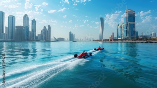 Abu Dhabi Cityscape: A Stunning View of the United Arab Emirates' Bustling Metropolis
