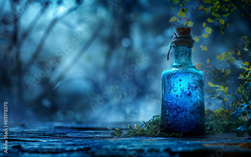 The magical bottle exudes an enchanting aura.