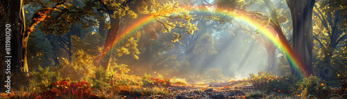A magical array of hues in a fantastical fairytale setting