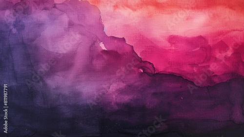 Pink purple blue watercolor background AIG51A.