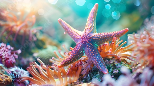 Starfish on a Coral Reef