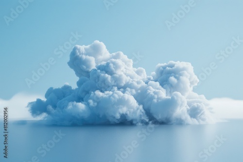 Image of clouds floating in the sky, suitable for weather or nature concepts
