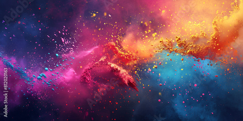 Colorful Grunge Background, Colorful,