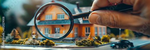 Photo Realistic Image of Property Manager Conducting Inspections on Rental Properties to Ensure Standards and Attract Tenants Property Management Concept in Photo Stock