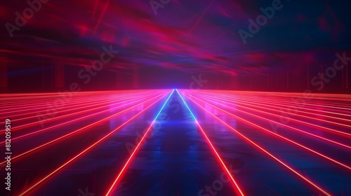 A long red and blue line with a purple background. The red and blue lines are very thin and are almost invisible