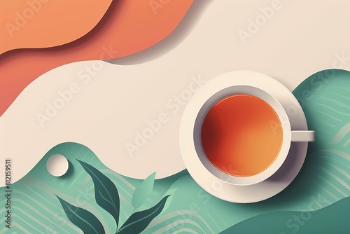 cup of tea, International Tea Day, Poster, Design