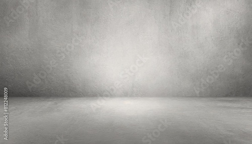 empty gray concrete room studio background background for displaying product product presentation texture background grunge and rough surface backdrop