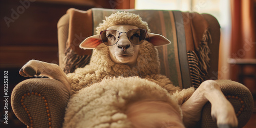 Goat sheep in many style for eid ul adha, photo of sheep with sunglasses