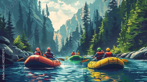 Canoeing Adventure: Exploring Peaceful Rivers with Friends